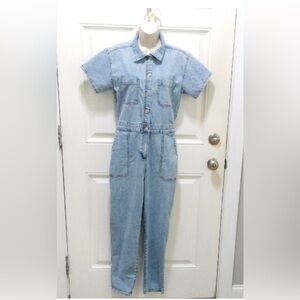 Celebrity Pink Size xs Classic Blue Denim Jumpsuit